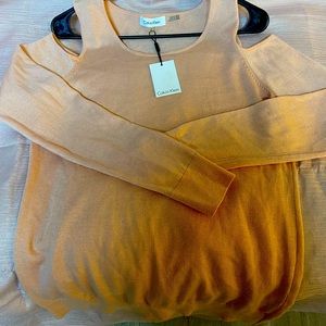Calvin Klein cold shoulder sweater